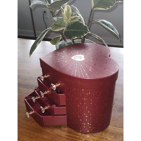 2024 EMPTY Charlotte Tilbury Heart Chest of Beauty Treasure Box - Picture 6 of 8